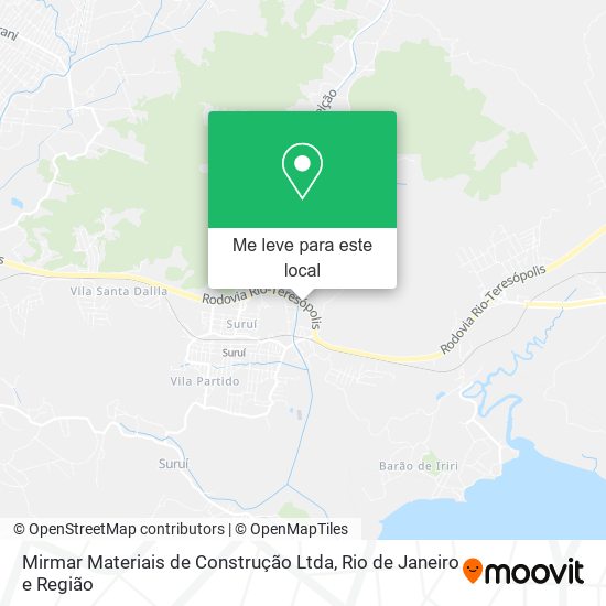 Mirmar Materiais de Construção Ltda mapa