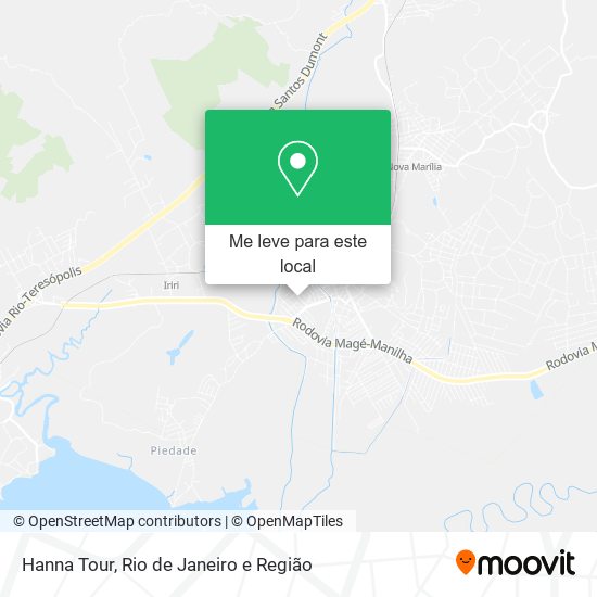 Hanna Tour mapa