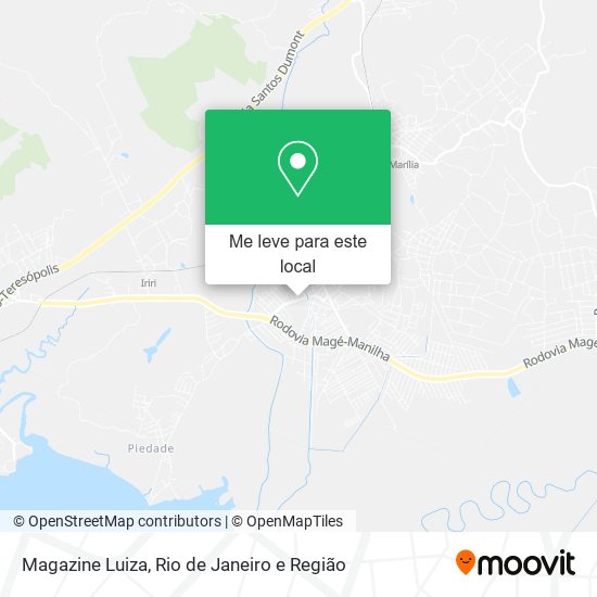 Magazine Luiza mapa