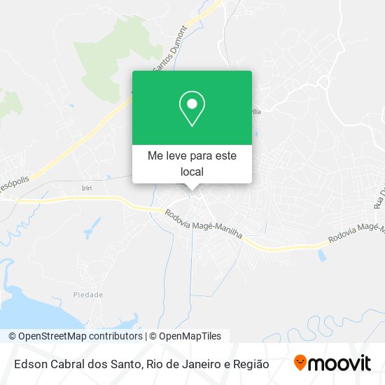 Edson Cabral dos Santo mapa