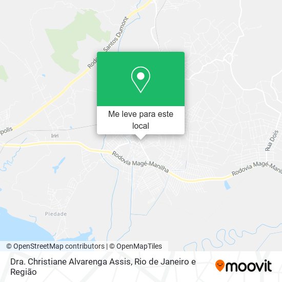 Dra. Christiane Alvarenga Assis mapa