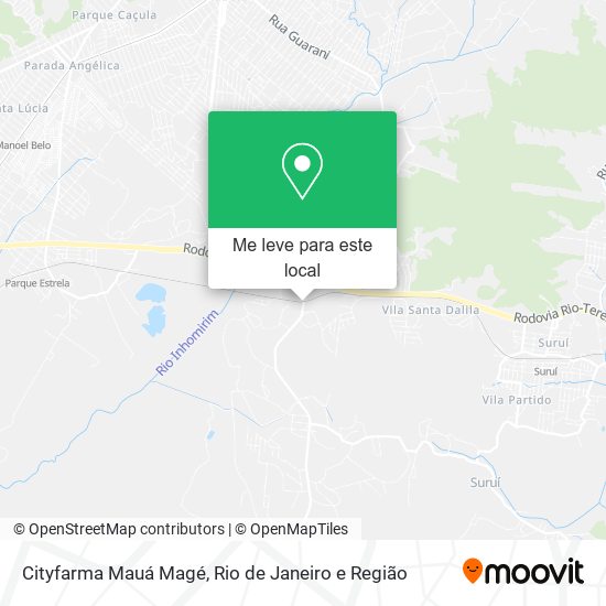 Cityfarma Mauá Magé mapa