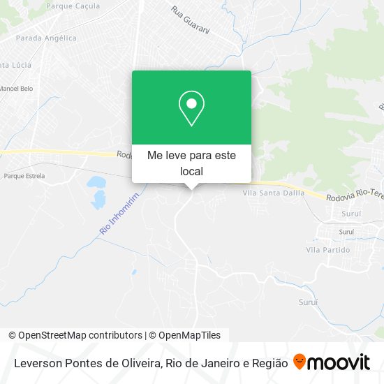 Leverson Pontes de Oliveira mapa
