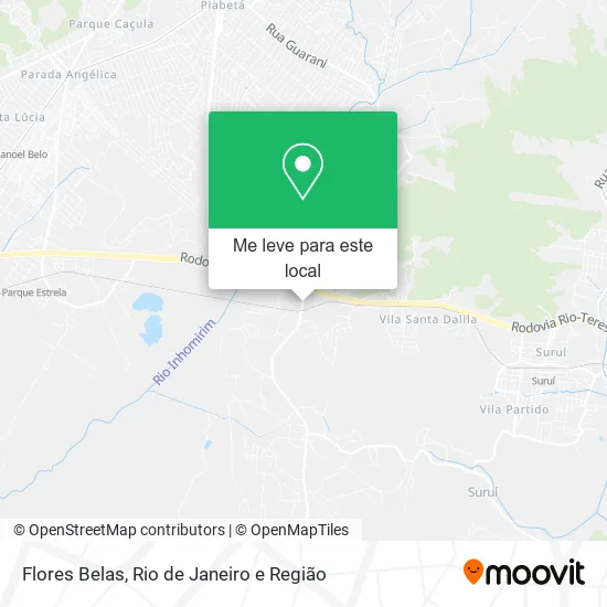 Flores Belas mapa