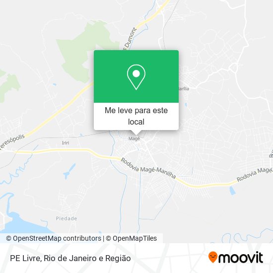 PE Livre mapa