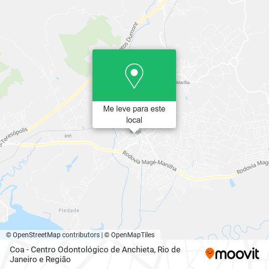 Coa - Centro Odontológico de Anchieta mapa