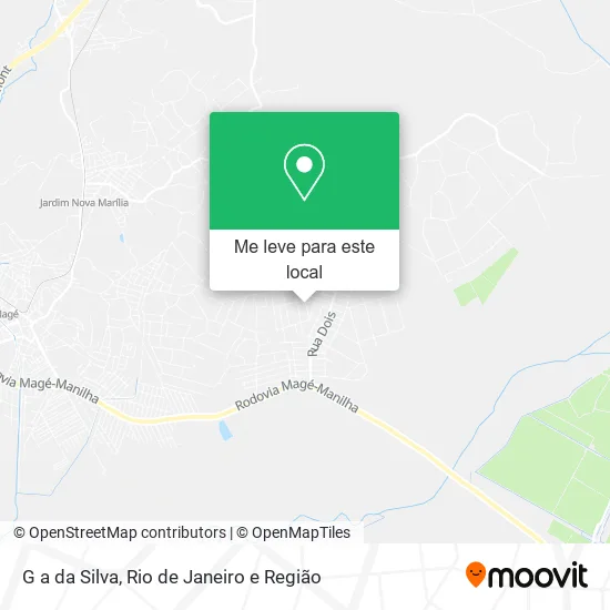 G a da Silva mapa