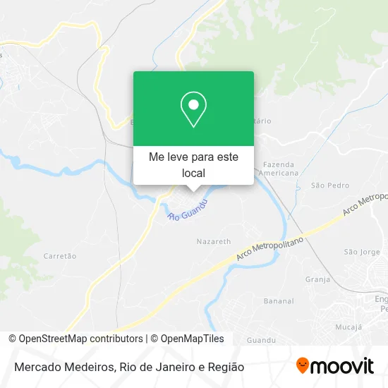 Mercado Medeiros mapa
