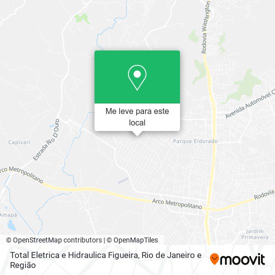 Total Eletrica e Hidraulica Figueira mapa