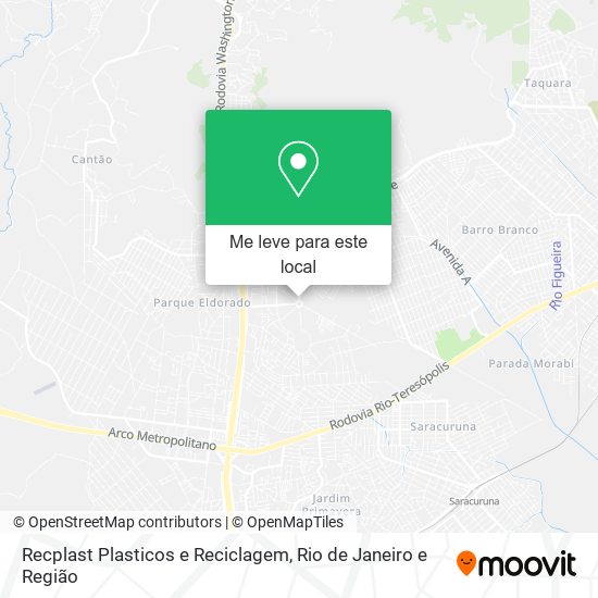 Recplast Plasticos e Reciclagem mapa