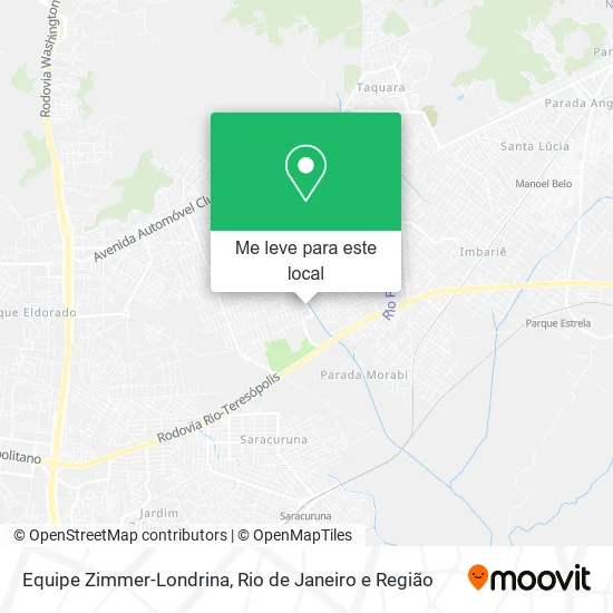 Equipe Zimmer-Londrina mapa