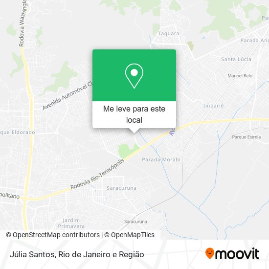 Júlia Santos mapa