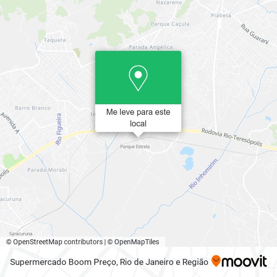 Supermercado Boom Preço mapa