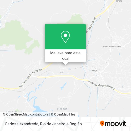 Carlosalexandreda mapa