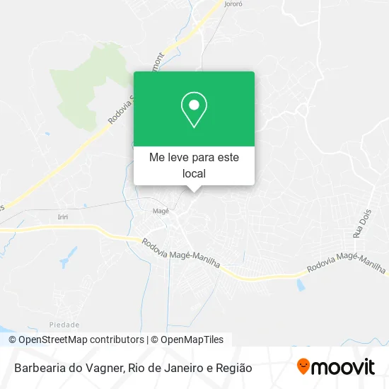 Barbearia do Vagner mapa