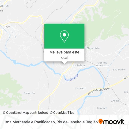 Ims Mercearia e Panificacao mapa