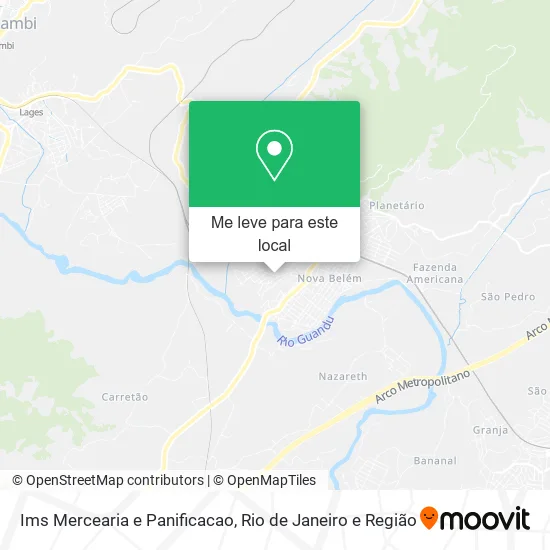 Ims Mercearia e Panificacao mapa