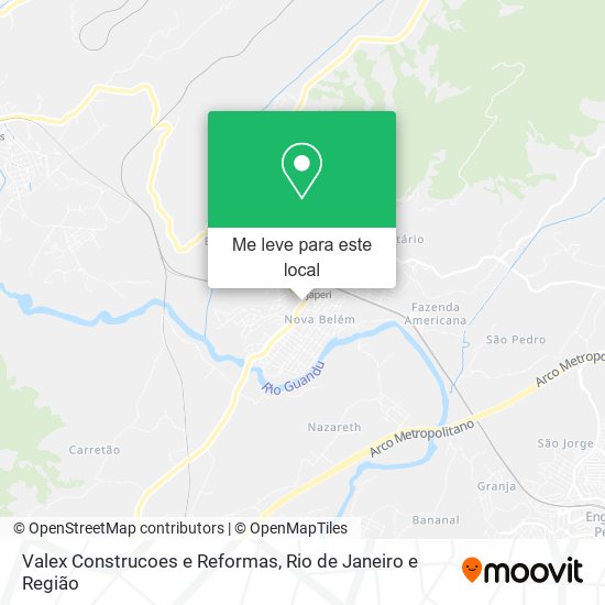 Valex Construcoes e Reformas mapa