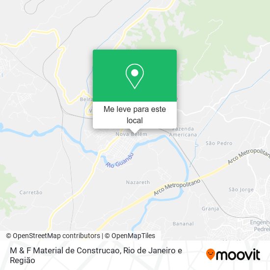 M & F Material de Construcao mapa