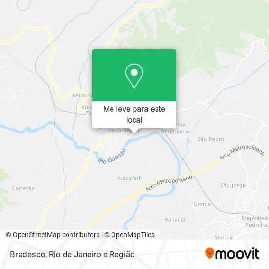 Bradesco mapa