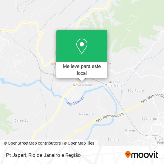 Pt Japeri mapa