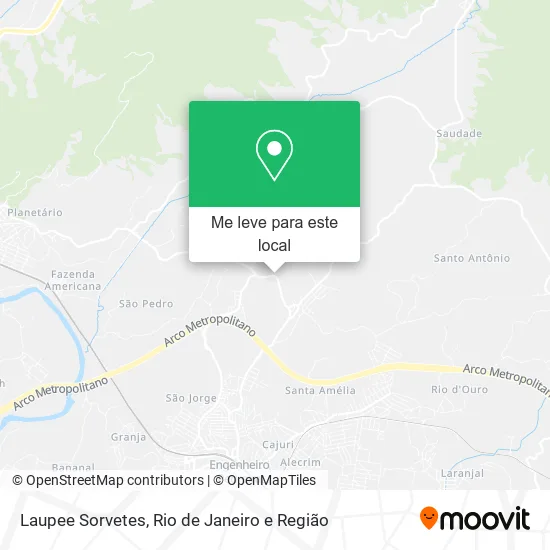 Laupee Sorvetes mapa