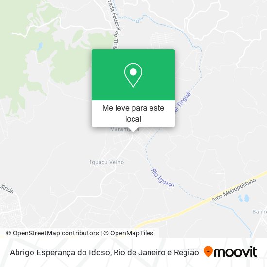 Abrigo Esperança do Idoso mapa