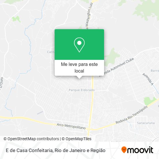 E de Casa Confeitaria mapa