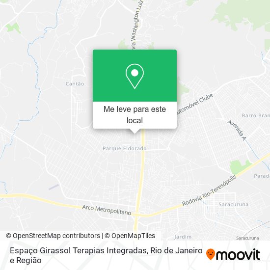 Espaço Girassol Terapias Integradas mapa