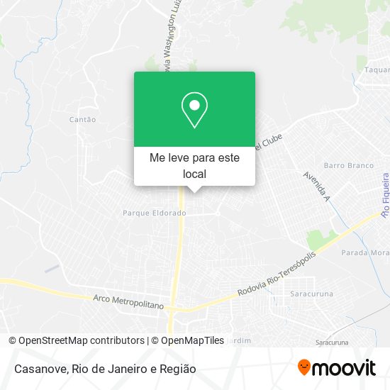 Casanove mapa