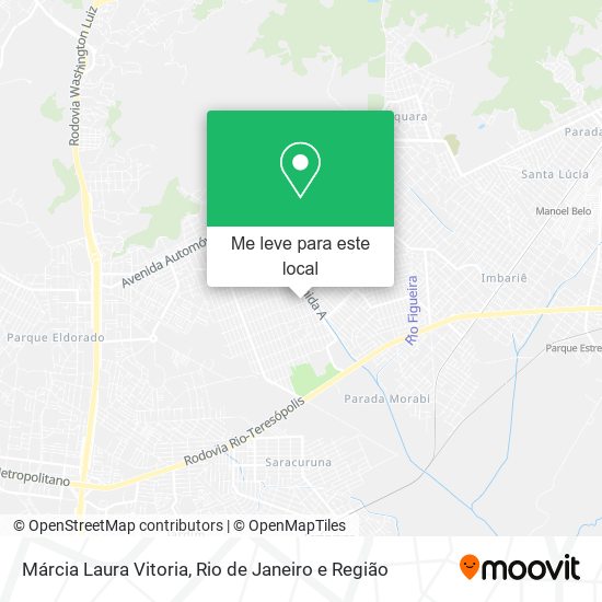Márcia Laura Vitoria mapa