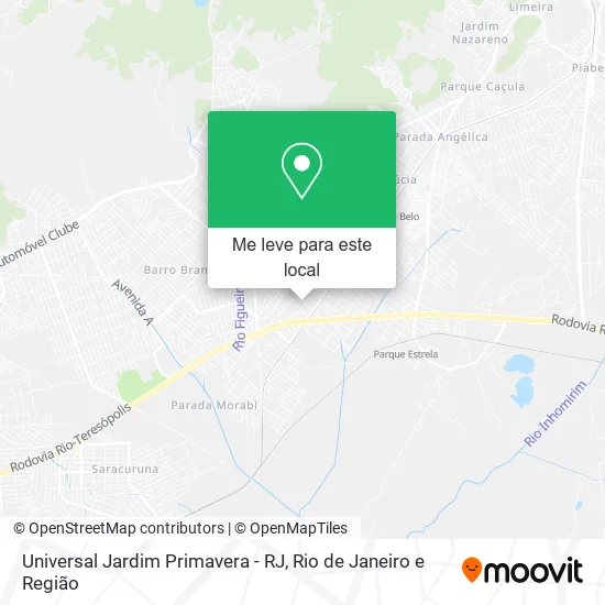 Universal Jardim Primavera - RJ mapa