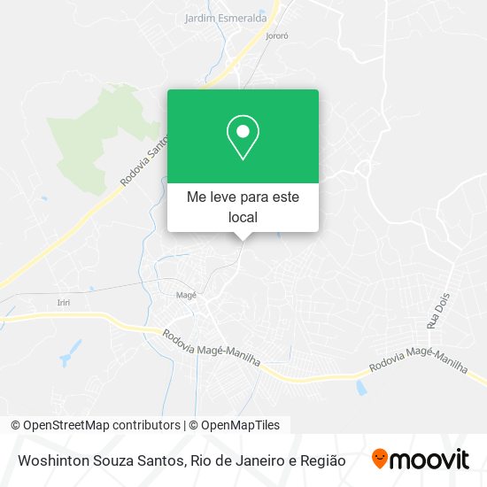 Woshinton Souza Santos mapa
