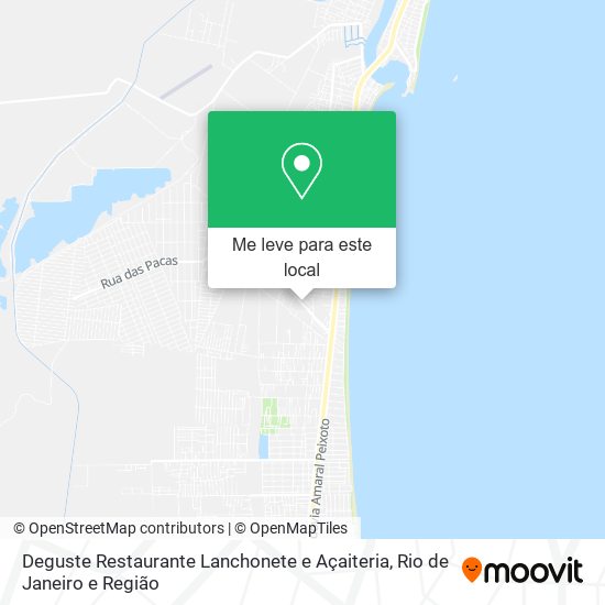 Deguste Restaurante Lanchonete e Açaiteria mapa