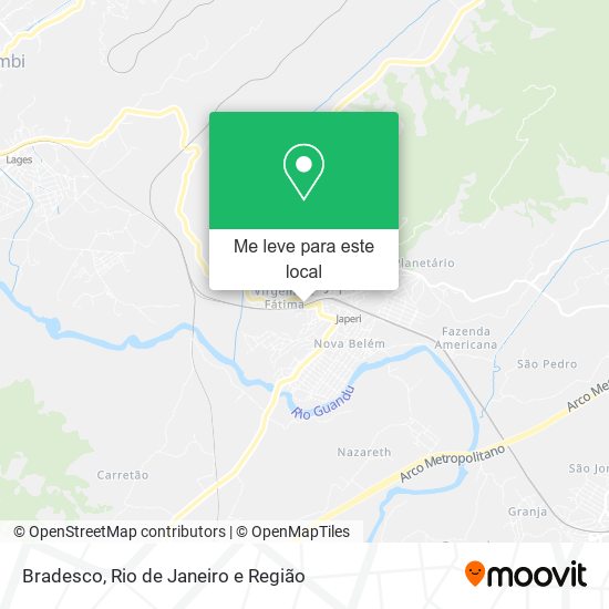 Bradesco mapa