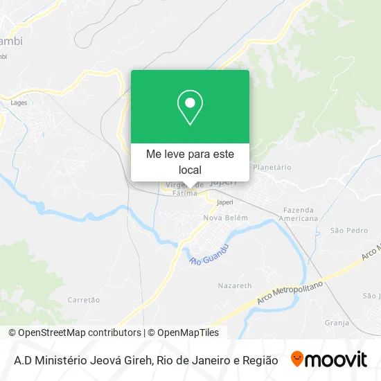 A.D Ministério Jeová Gireh mapa