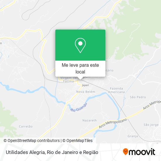 Utilidades Alegria mapa