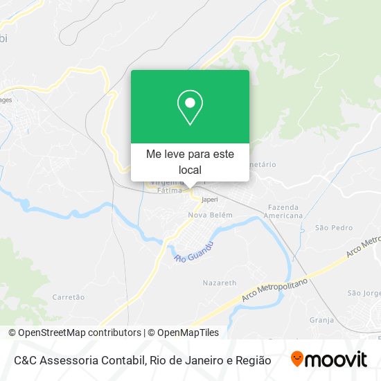 C&C Assessoria Contabil mapa