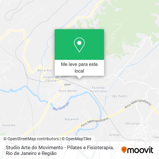 Studio Arte do Movimento - Pilates e Fisioterapia mapa