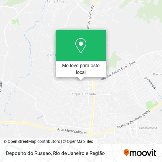 Deposito do Russao mapa
