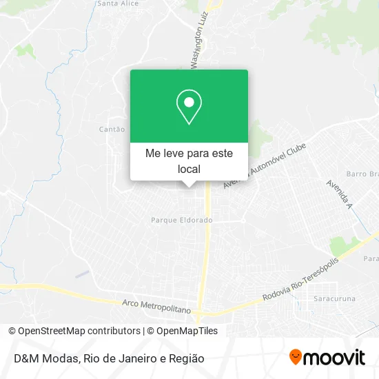 D&M Modas mapa