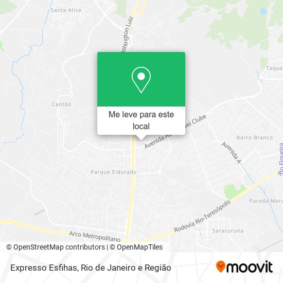 Expresso Esfihas mapa