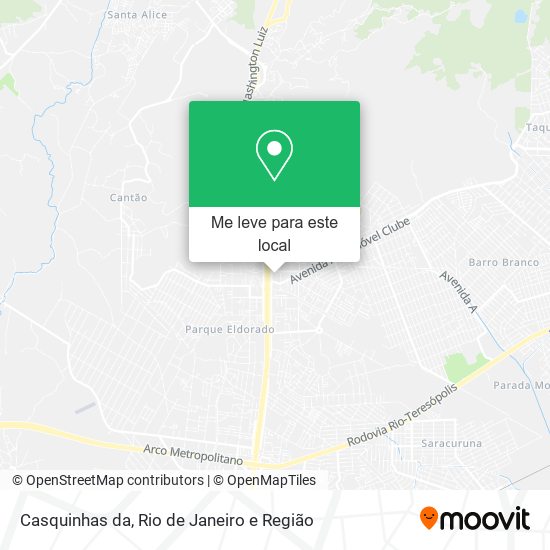 Casquinhas da mapa