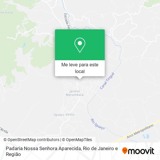 Padaria Nossa Senhora Aparecida mapa