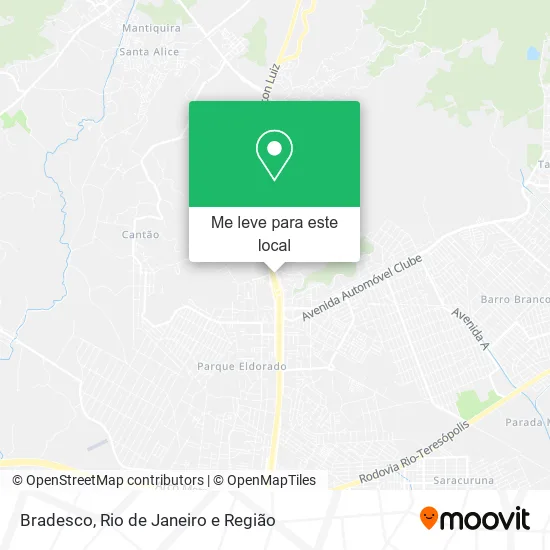 Bradesco mapa