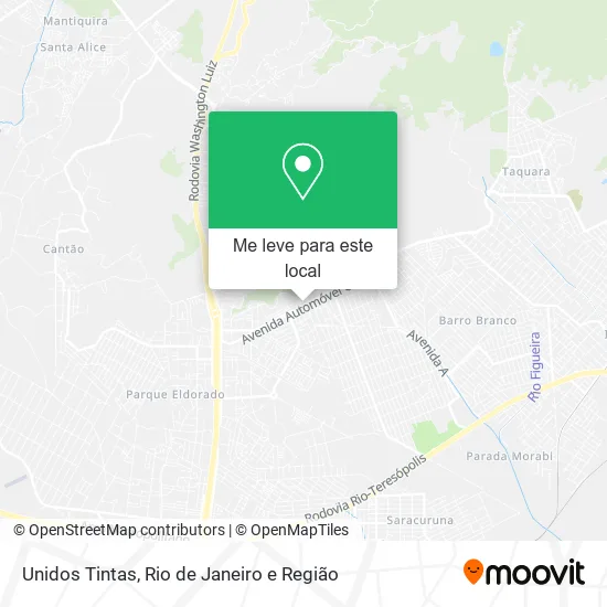 Unidos Tintas mapa