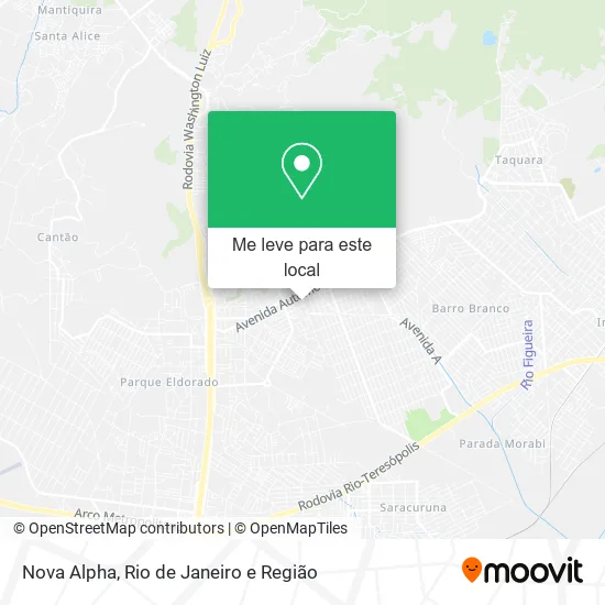 Nova Alpha mapa