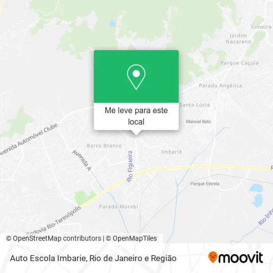 Auto Escola Imbarie mapa