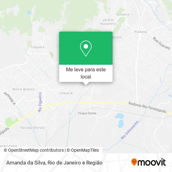 Amanda da Silva mapa