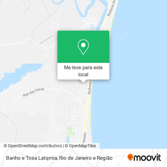 Banho e Tosa Latqmia mapa